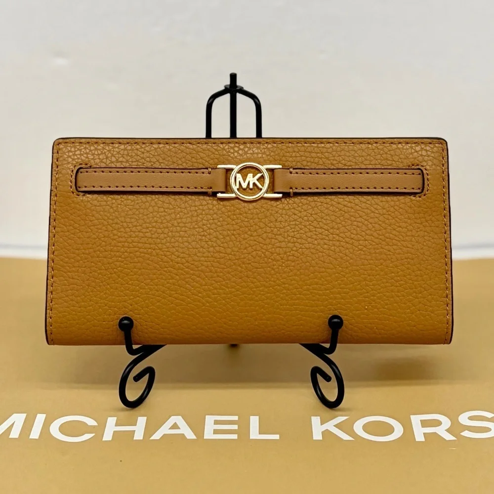 Michael Kors Jet Set Reed Large Bifold Wallet Light Brown